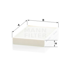 Фильтр салона MANN-FILTER CU 22 016